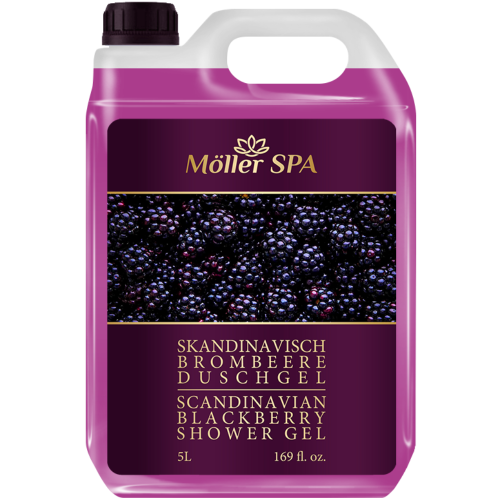 Möller SPA żel pod prysznic skandinavian blackberry skandynawska jeżyna 5L.png