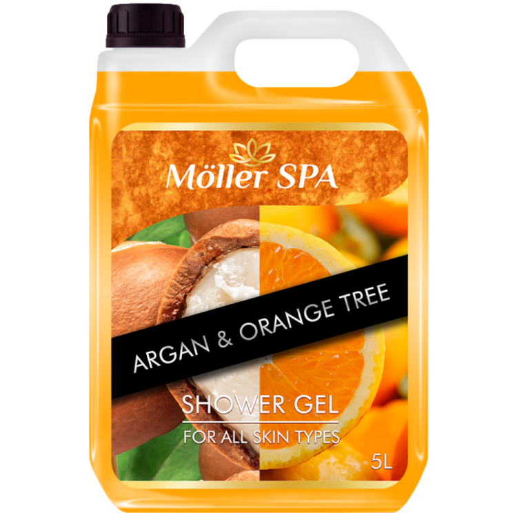 Möller SPA żel pod prysznic argan &amp; orange tree drzewo pomarańczowe 5L.png